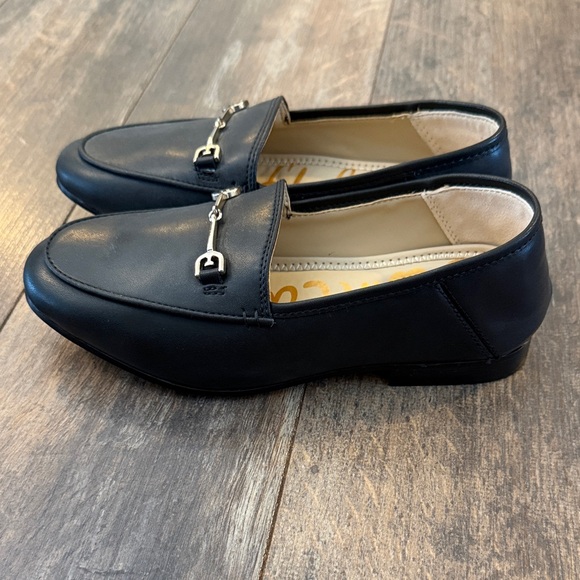 Sam Edelman Kids Black Dress Loafers with Silver Detail - Picture 6 of 8